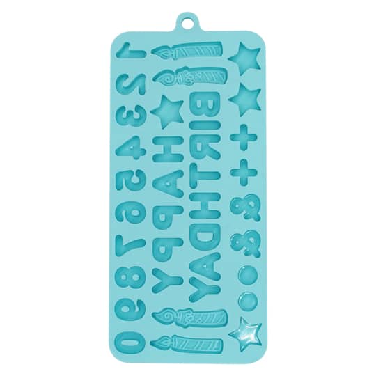 Happy Birthday Silicone Candy Mold by Celebrate It&#x2122;